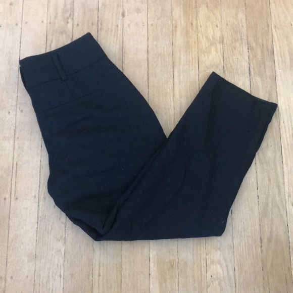 club monaco cigarette pants New Club Monaco wool blend pleated ankle cropped tapered cigarette trouser  pant Ankle & Cropped